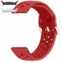 Curea din silicon, compatibila Samsung Galaxy Watch9 44mm, Rosu