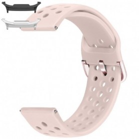 Curea din silicon, compatibila Samsung Galaxy Watch9 44mm, Roz