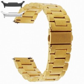 Curea metalica compatibila Samsung Galaxy Watch9 44mm, Gold