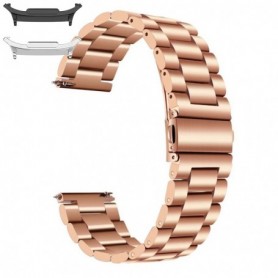 Curea metalica compatibila Samsung Galaxy Watch9 44mm, Pink Gold