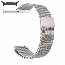 Curea Milanese Slim Fit compatibila Samsung Galaxy Watch9 44mm, Argintiu
