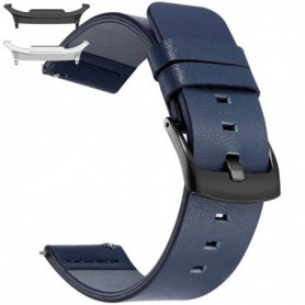 Curea piele naturala, compatibila Samsung Galaxy Watch9 44mm, Blue