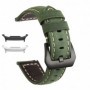 Curea piele naturala, compatibila Samsung Galaxy Watch9 44mm, Forest Green
