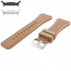 Curea silicon compatibila Samsung Galaxy Watch9 44mm, Maro