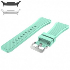 Curea silicon compatibila Samsung Galaxy Watch9 44mm, Verde