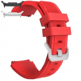 Curea silicon, compatibila Samsung Galaxy Watch9 44mm, Red