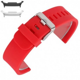Curea din silicon compatibila cu Samsung Galaxy Watch9 44mm, Live Red