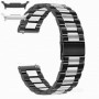 Curea otel inoxidabil compatibila cu Samsung Galaxy Watch9 44mm, Onyx Silver