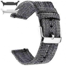 Curea material textil, compatibila cu Samsung Galaxy Watch9 44mm, Grainsboro Gray