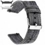 Curea material textil, compatibila cu Samsung Galaxy Watch9 44mm, Grainsboro Gray