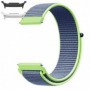 Curea material textil, compatibila cu Samsung Galaxy Watch9 44mm, Blue-Green