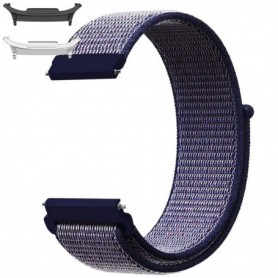 Curea material textil, compatibila cu Samsung Galaxy Watch9 44mm, Savoy Blue
