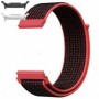 Curea material textil, compatibila cu Samsung Galaxy Watch9 44mm, Barn Red