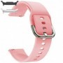 Curea din silicon compatibila cu Samsung Galaxy Watch9 44mm, Coral Pink