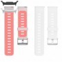 Curea din silicon compatibila cu Samsung Galaxy Watch9 44mm, Coconut White
