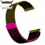 Curea otel, Milanese Loop Slim, compatibila cu Samsung Galaxy Watch9 44mm, Purple Green