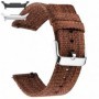 Curea material textil, compatibila cu Samsung Galaxy Watch9 44mm, Pecan Brown
