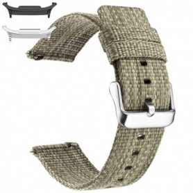 Curea material textil, compatibila cu Samsung Galaxy Watch9 44mm, Olive Green