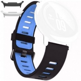 Curea din silicon compatibila cu Samsung Galaxy Watch9 44mm, Black Yale