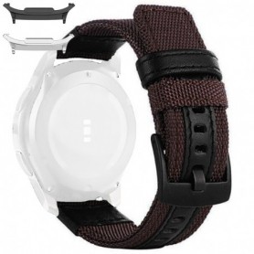 Curea textila, compatibila cu Samsung Galaxy Watch9 44mm, Sangria Purple