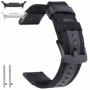 Curea textila, compatibila cu Samsung Galaxy Watch9 44mm, Textile Black