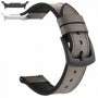 Curea piele, compatibila cu Samsung Galaxy Watch9 44mm, Gray Dove