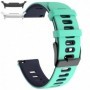 Curea din silicon compatibila cu Samsung Galaxy Watch9 44mm, Tea Green