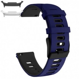 Curea din silicon compatibila cu Samsung Galaxy Watch9 44mm, Navy Blue