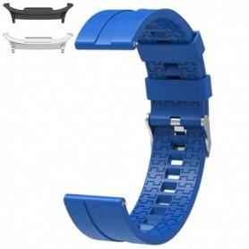 Curea din silicon compatibila cu Samsung Galaxy Watch9 44mm, Admiral Blue