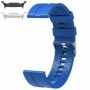 Curea din silicon compatibila cu Samsung Galaxy Watch9 44mm, Admiral Blue