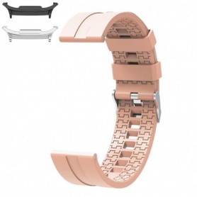 Curea din silicon compatibila cu Samsung Galaxy Watch9 44mm, Levender Pink