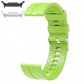 Curea din silicon compatibila cu Samsung Galaxy Watch9 44mm, Lizard Green