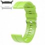 Curea din silicon compatibila cu Samsung Galaxy Watch9 44mm, Lizard Green