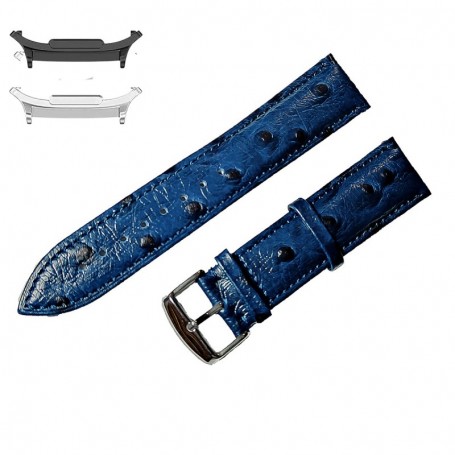 Curea din piele, compatibila cu Samsung Galaxy Watch9 44mm, Blue Spots