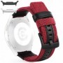 Curea textila, compatibila cu Samsung Galaxy Watch9 44mm, Cerise Red