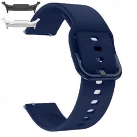 Curea din silicon compatibila cu Samsung Galaxy Watch9 44mm, Teal Blue