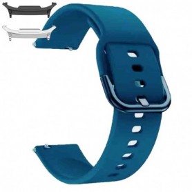Curea din silicon compatibila cu Samsung Galaxy Watch9 44mm, Aqua Green