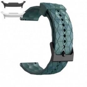 Curea din silicon compatibila cu Samsung Galaxy Watch9 44mm, Veronese Green