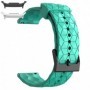 Curea din silicon compatibila cu Samsung Galaxy Watch9 44mm, Pearl Green
