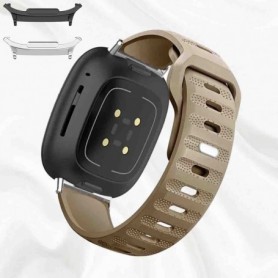 Curea din silicon compatibila cu Samsung Galaxy Watch9 44mm, Chocolate Brown