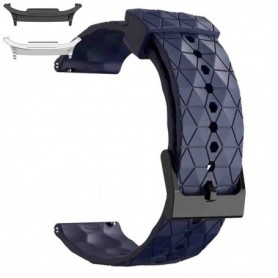 Curea din silicon compatibila cu Samsung Galaxy Watch9 44mm, Zaffre Blue