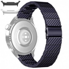 Curea polimer compatibila cu Samsung Galaxy Watch9 44mm, Carbon Black