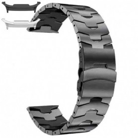Curea Titan compatibila cu Samsung Galaxy Watch9 44mm, Titan Ash