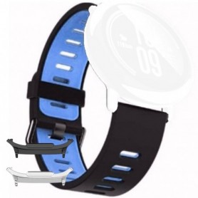 Curea din silicon compatibila cu Samsung Galaxy Watch8 40mm, Black Yale
