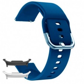 Curea din silicon compatibila cu Samsung Galaxy Watch8 40mm, Cobalt Blue