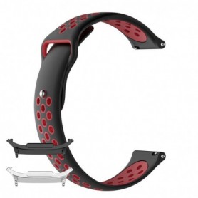 Curea din silicon compatibila cu Samsung Galaxy Watch8 40mm, Black Jam
