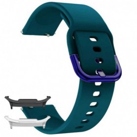 Curea din silicon compatibila cu Samsung Galaxy Watch8 40mm, Viridian Green