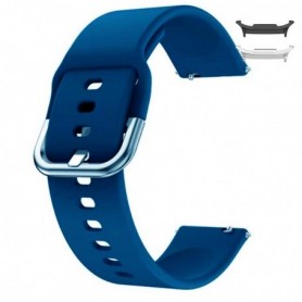 Curea din silicon compatibila cu Samsung Galaxy Watch8 44mm, Cobalt Blue
