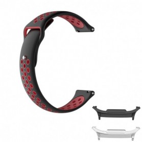 Curea din silicon compatibila cu Samsung Galaxy Watch8 Classic 46mm, Black Jam