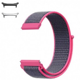 Curea textila compatibila cu Samsung Galaxy Watch Ultra, Barn Pink